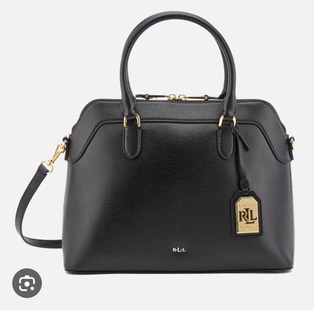 Ralph Lauren Newbury Nora Black Satchel